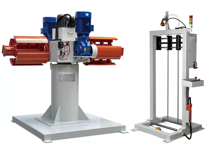 double end decoiling machine